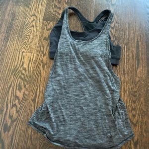Lululemon black and grey tank (6)